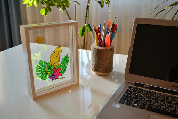 How can you use vintage maps for wall art in a UK study room?