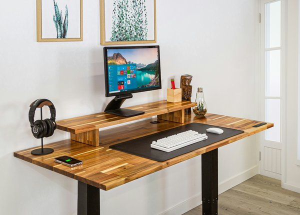How can you design a UK home office that is comfortable for both working and gaming?